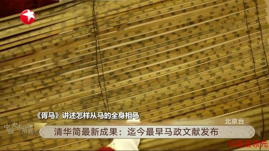 清华简最新成果发布 集中展现一批我国迄今最早马政文献